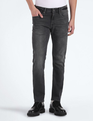 FLYING MACHINE Tapered Fit Men Dark Grey Jeans