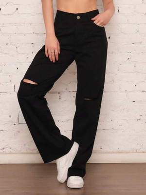 MK Regular Women Black Jeans