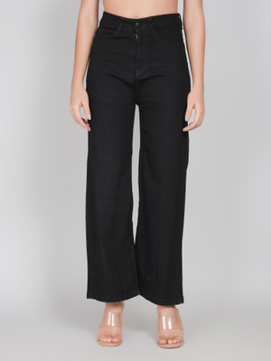 Krishneshwar Apparel Regular Women Black Jeans