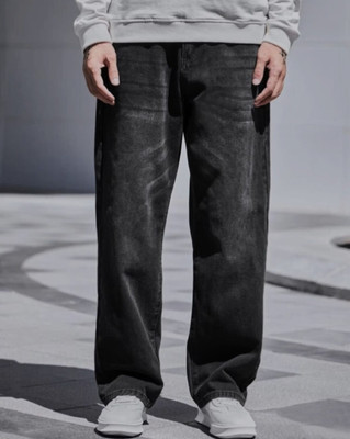 JAAR FASHION Loose Fit Men Black Jeans