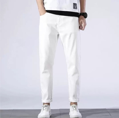 HouseOfCommon Slim Men White Jeans