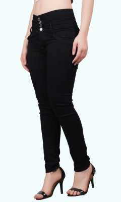 Flarex Slim Women Black Jeans