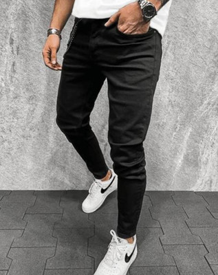 Crishtaliyo Slim Men Black Jeans