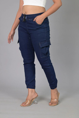 Denton Jogger Fit Women Dark Blue Jeans