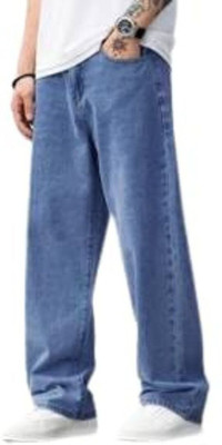 BINHARUN Loose Fit Men Blue Jeans