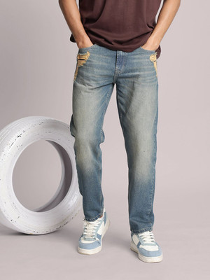 Bene Kleed Relaxed Fit Men Blue Jeans