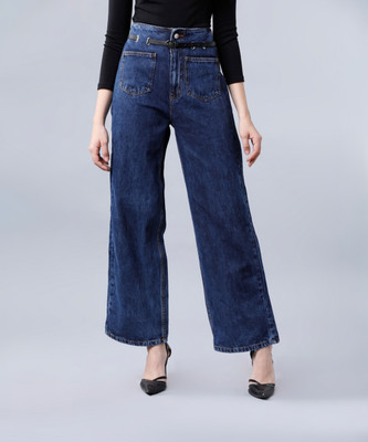 Tokyo Talkies Flared Women Blue Jeans