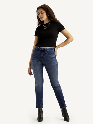 LEVI'S Slim Women Dark Blue Jeans