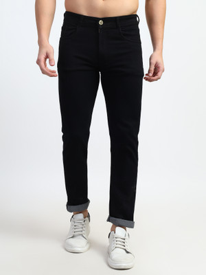 PLOUNGE Regular Men Black Jeans