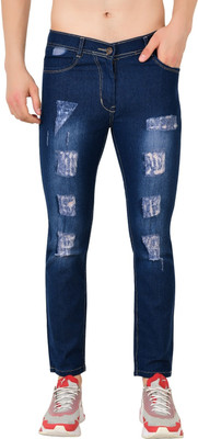 Fader Slim Men Blue Jeans