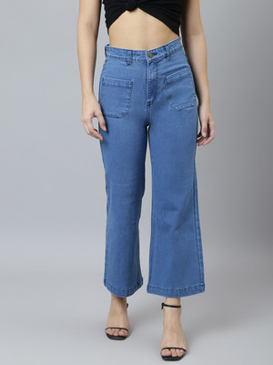 75% OFF on Purpleparka Flared Women Light Blue Jeans 75% OFF on Purpleparka Flared Women Light Blue Jeans