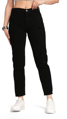 me queen Relaxed Fit Women Black Jeans