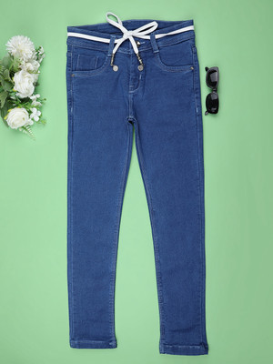 V-MART Slim Girls Blue Jeans