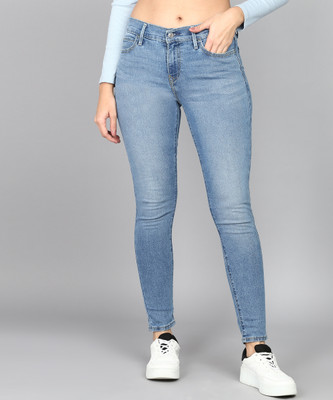 LEVI'S 710 Super Skinny Women Blue Jeans