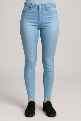 KASHIAN Super Skinny Women Light Blue Jeans