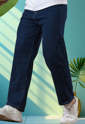 Fader Loose Fit Men Dark Blue Jeans