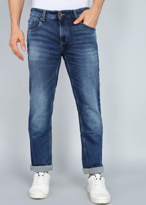 Spykar Straight Fit Men Blue Jeans