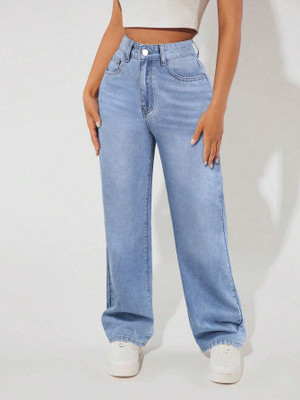 DMVIRTUAL DENIM Regular Women Light Blue Jeans