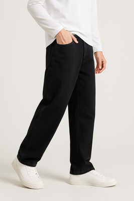 markview Loose Fit Men Black Jeans