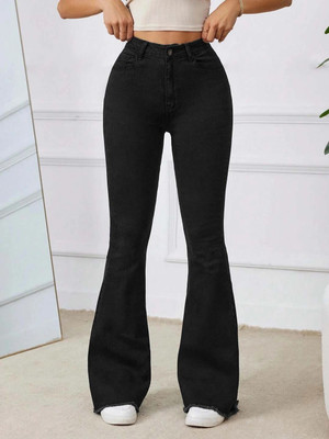 KOTTY Boot-Leg Women Black Jeans