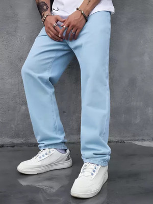Nalaka Loose Fit Men Light Blue Jeans
