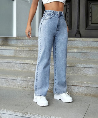 VBEAUTI Regular Women Light Blue Jeans