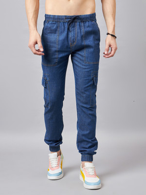 STUDIO NEXX Jogger Fit Men Dark Blue Jeans