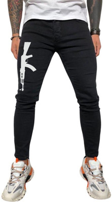 Stitch Factory Slim Men Black Jeans