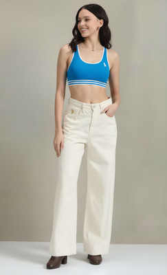 PINKLIT Relaxed Fit Women Beige Jeans