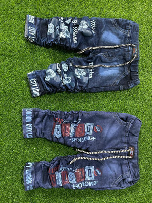 WEALZILLA Regular Boys & Girls Dark Blue Jeans