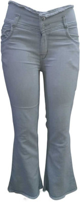 Life and style Flared Women Grey Jeans