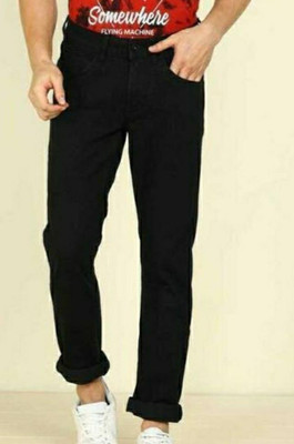 SRF TRADING CO Slim Men Black Jeans