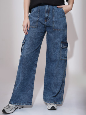 Tokyo Talkies Flared Women Blue Jeans