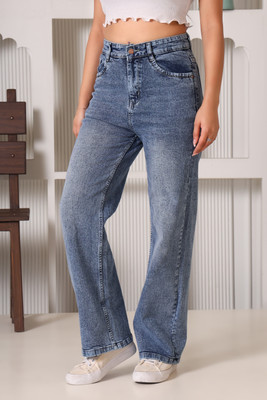 VBEAUTI Regular Women Light Blue Jeans