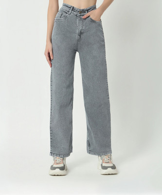 LTA Straight Fit Women Grey Jeans