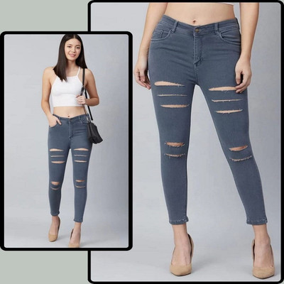1DAYSTREET Skinny Women Grey Jeans