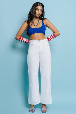 HouseOfCommon Regular Women White Jeans
