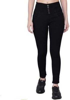 HOOZ BERRY Slim Women Black Jeans