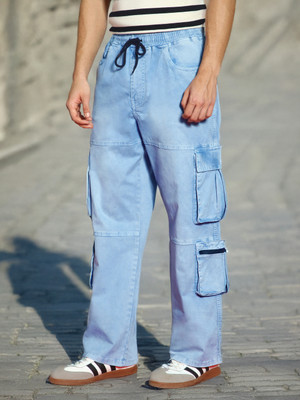 Urbano Fashion Loose Fit Men Light Blue Jeans