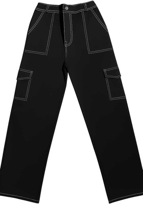 ND INTERMATIONAL Relaxed Fit Boys & Girls Black Jeans