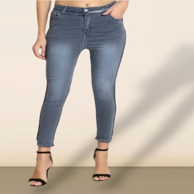 Perfect Outlet Skinny Women Grey Jeans