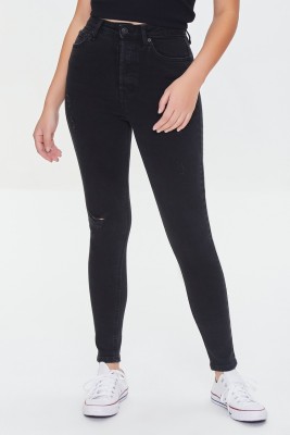 FOREVER 21 Regular Women Black Jeans