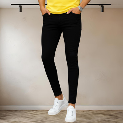 Koetler Skinny Men Black Jeans