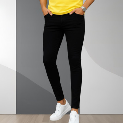 Koetler Skinny Men Black Jeans