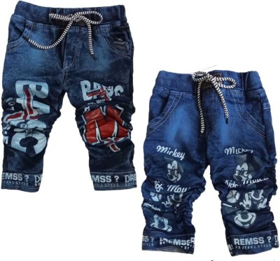 EASTWARDS Regular Baby Boys Blue Jeans(Pack of 2)