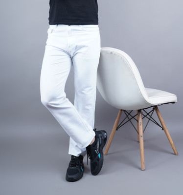 Moda Rapido Regular Men White Jeans