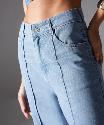 Miss Chase Boot-Leg Women Blue Jeans