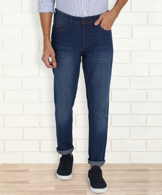 PROVOGUE Slim Men Dark Blue Jeans