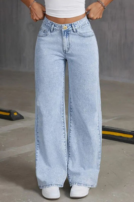 TRZ Jogger Fit Women Blue Jeans