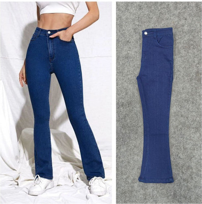 ristey Boot-Leg Women Dark Blue Jeans